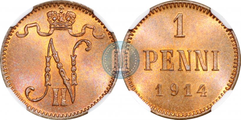 Picture 1 penni 1914 year  