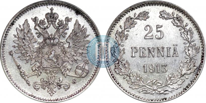 Picture 25 pennia 1902 year L 