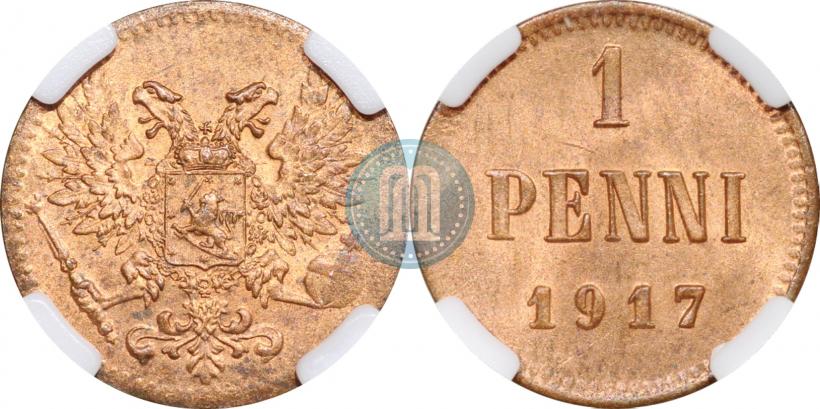 Picture 1 penni 1917 year  