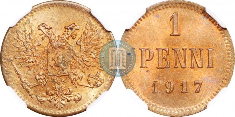 Picture 1 penni 1917 year  