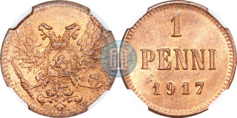 Picture 1 penni 1917 year  