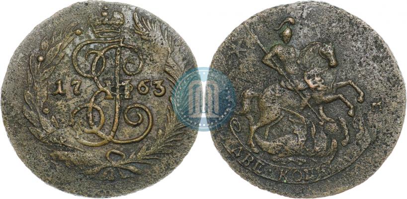 Фото 2 копейки 1766 года СПМ 