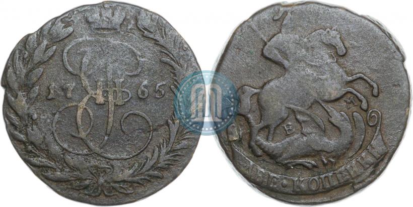 Picture 2 kopecks 1765 year ММ 