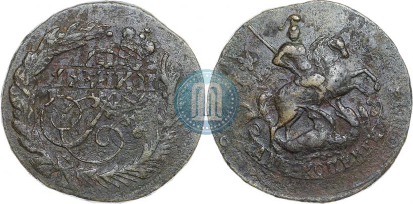 Фото 2 копейки 1766 года СПМ 