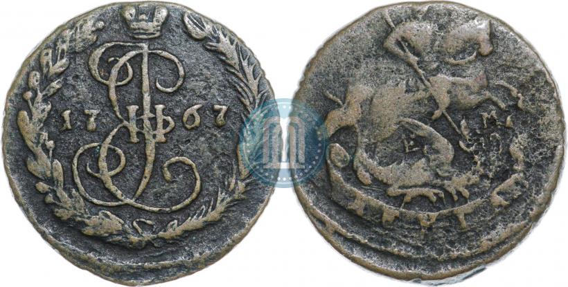 Фото Денга 1767 года ЕМ 