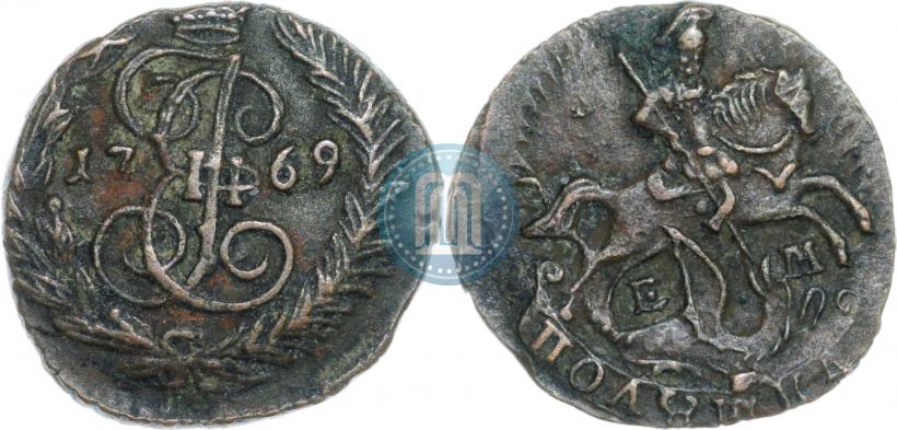 Фото Полушка 1769 года ЕМ 