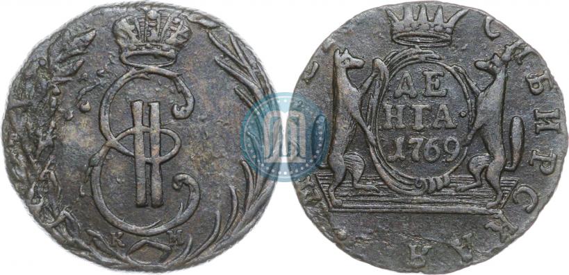 Фото Денга 1769 года КМ 