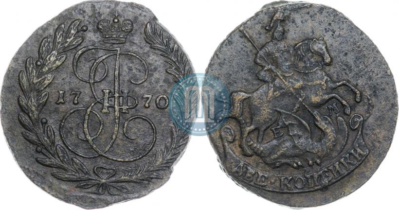 Picture 2 kopecks 1770 year ЕМ 
