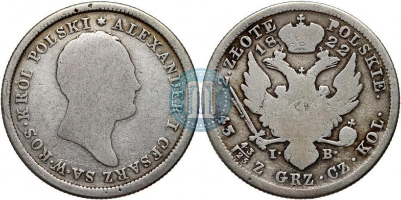 Picture 2 złote 1822 year IB 