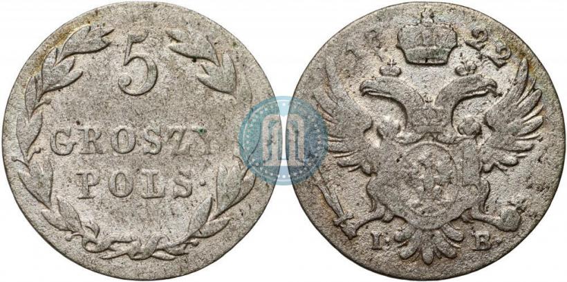 Picture 5 groszy 1822 year IB 