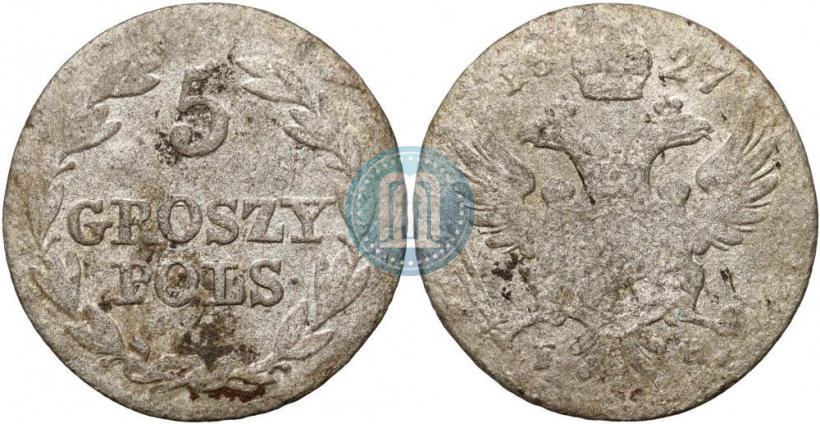 Picture 5 groszy 1827 year FH 