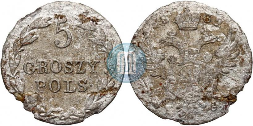 Фото 5 грошей 1832 года KG 