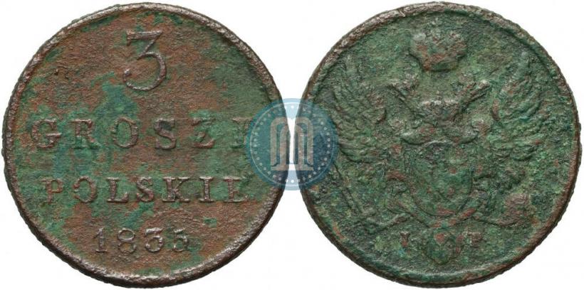 Фото 3 гроша 1835 года IP 