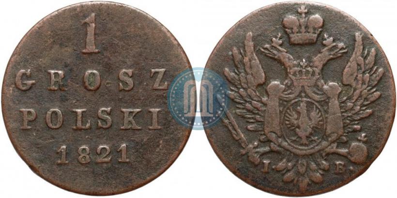 Фото 1 грош 1821 года IB 