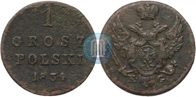 Picture 1 grosz 1834 year KG 