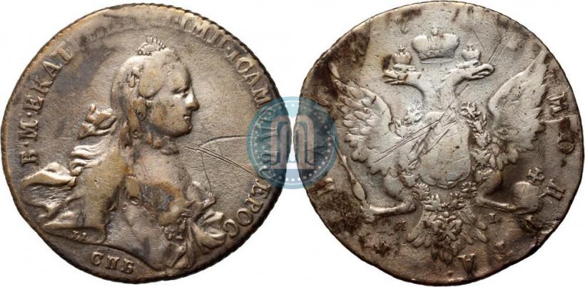 Picture 1 rouble 1765 year СПБ-ЯI 
