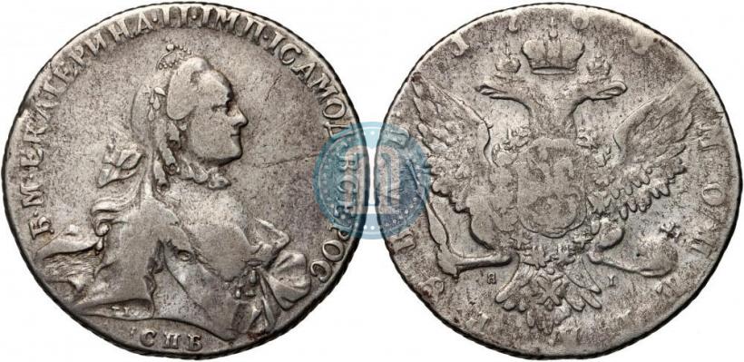 Picture 1 rouble 1765 year СПБ-ЯI 