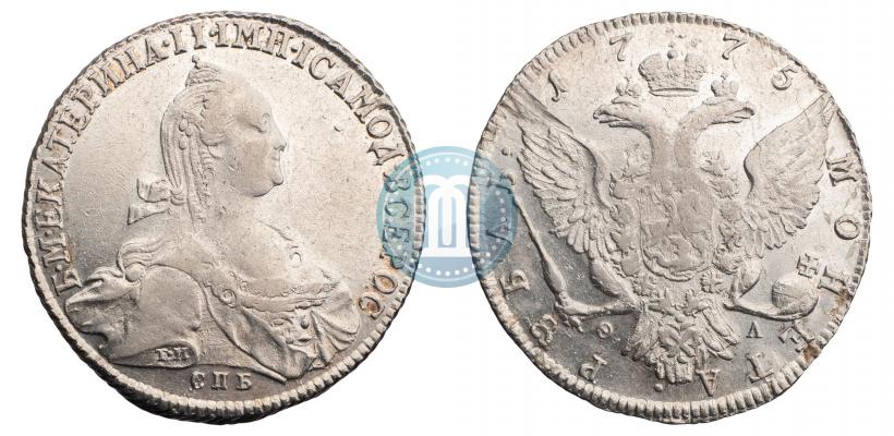 Picture 1 rouble 1775 year СПБ-ФЛ 