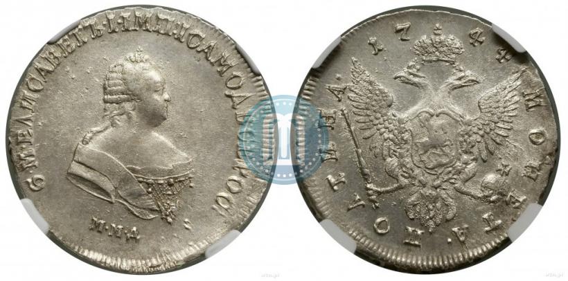 Picture Poltina 1744 year ММД 