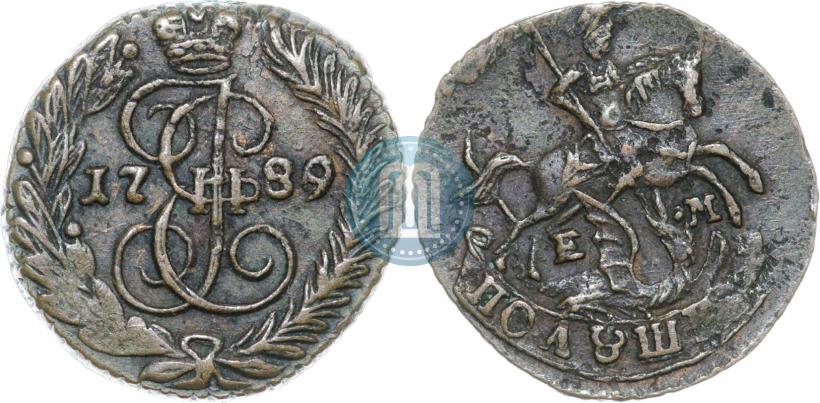 Фото Полушка 1789 года ЕМ 