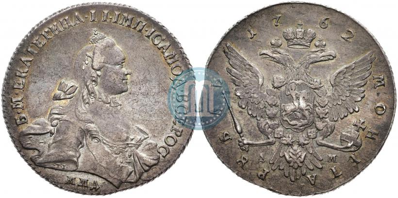 Picture 1 rouble 1762 year ММД-ДМ 