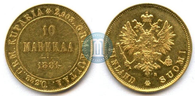 Фото 10 марок 1881 года S 