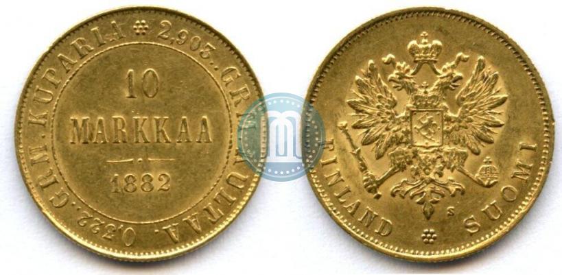 Picture 10 markkaa 1882 year S 