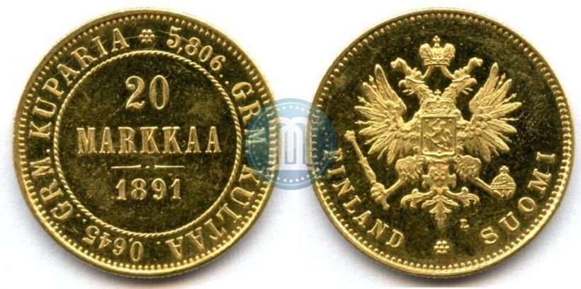 Фото 20 марок 1891 года L 
