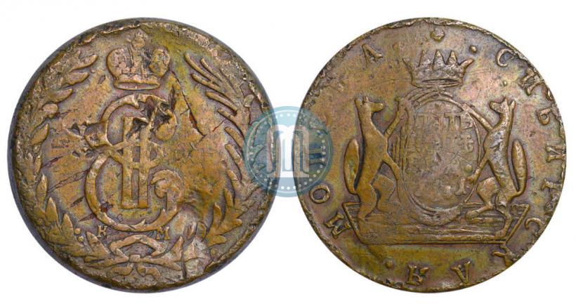 Picture 5 kopecks 1771 year КМ 
