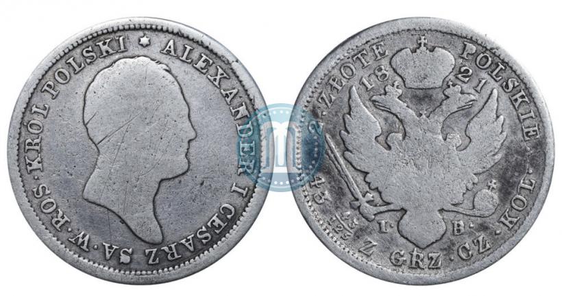 Picture 2 złote 1821 year IB 