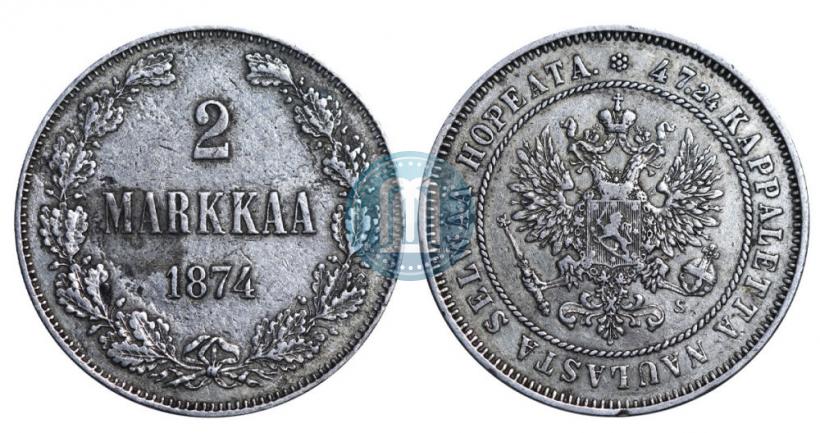 Фото 2 марки 1874 года S 