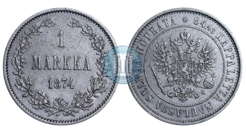 Фото 1 марка 1874 года S 