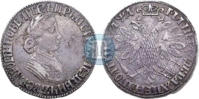Фото Полтина 1704 года  "Портрет работы Ф. Алексеева"