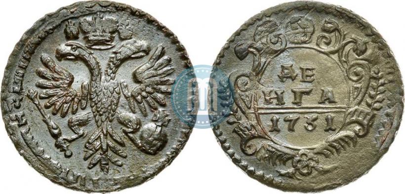 Фото Денга 1731 года  
