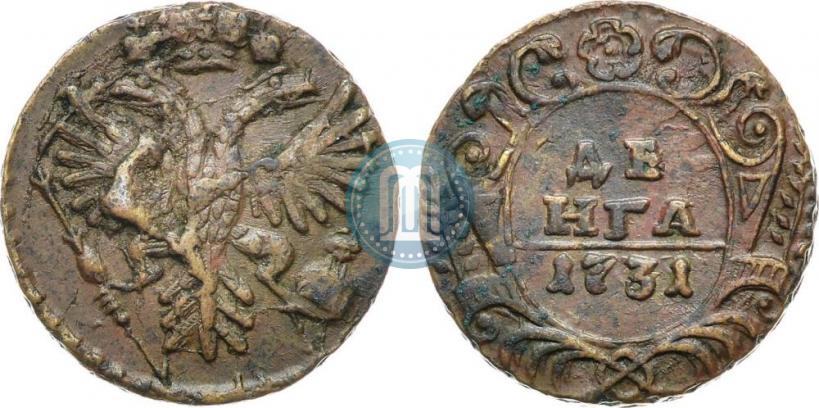 Фото Денга 1731 года  