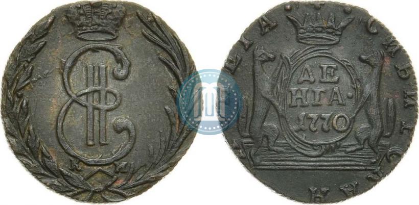 Фото Денга 1770 года КМ 