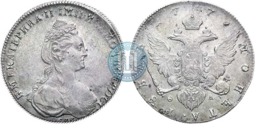 Фото 1 рубль 1779 года СПБ-ФЛ 