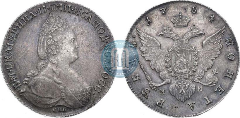 Picture 1 rouble 1784 year СПБ-ММ 