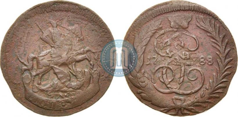 Фото 1 копейка 1788 года ММ 