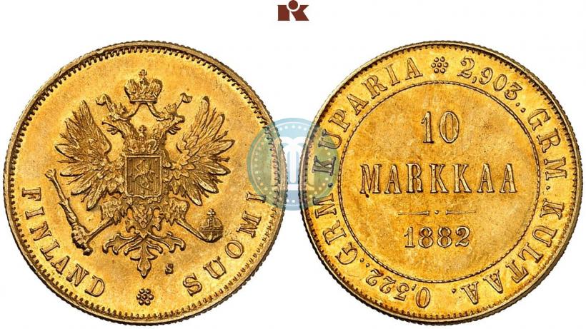 Фото 10 марок 1882 года S 