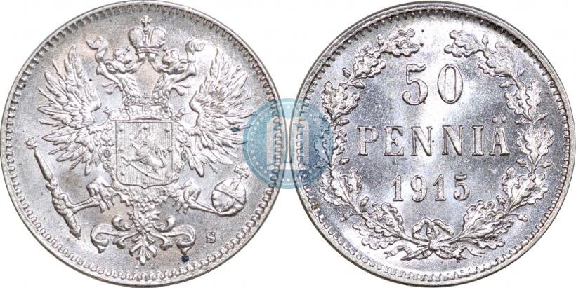 Picture 50 pennia 1915 year S 