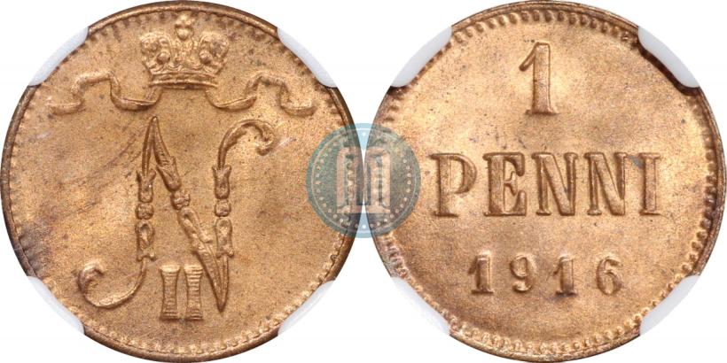 Picture 1 penni 1916 year  