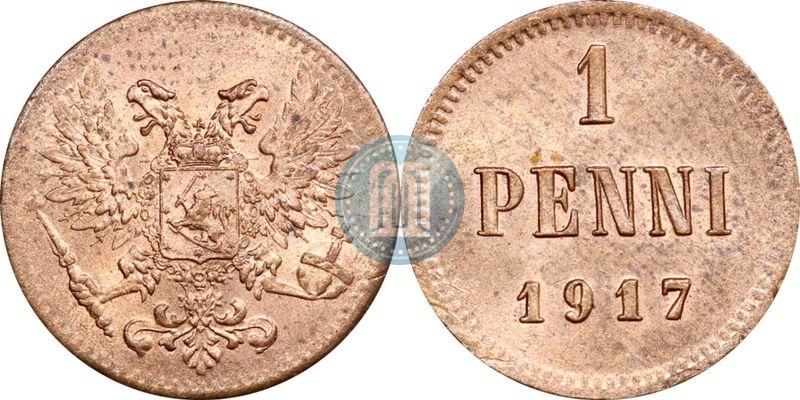Picture 1 penni 1917 year  