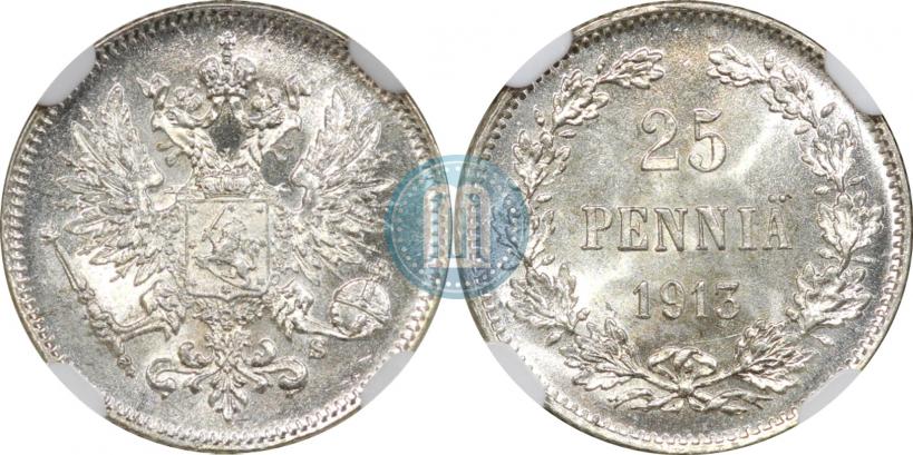 Picture 25 pennia 1902 year L 