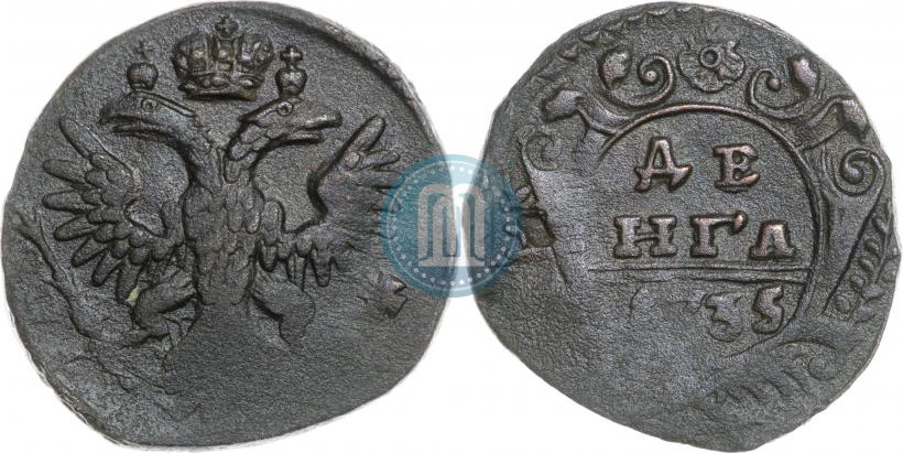 Фото Денга 1735 года  