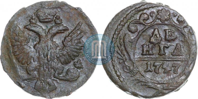 Фото Денга 1747 года  