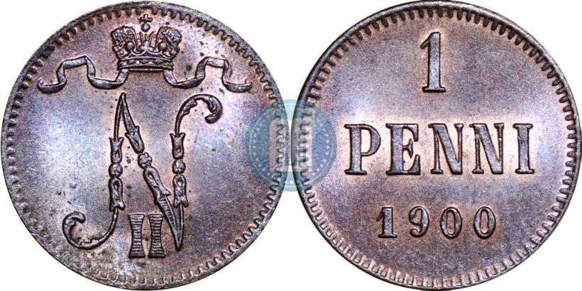 Picture 1 penni 1900 year  
