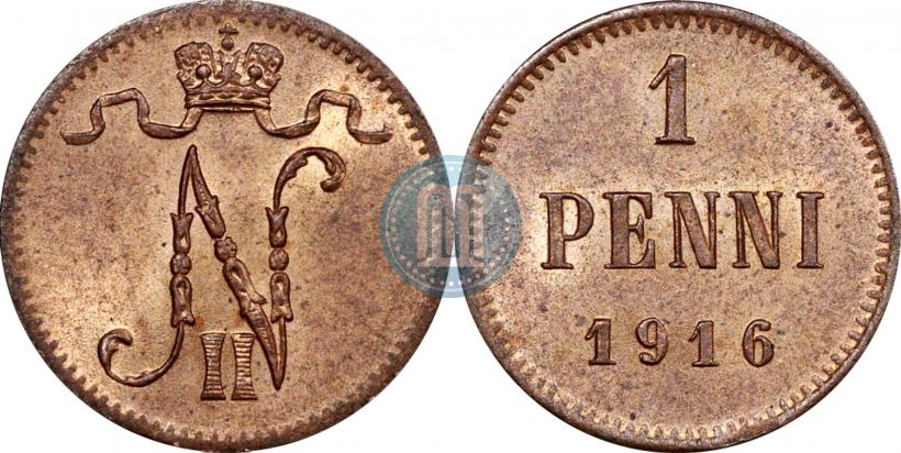 Picture 1 penni 1916 year  