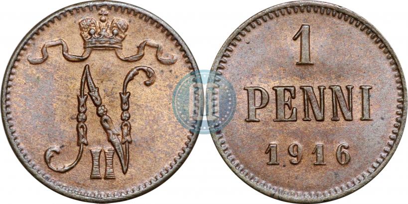 Picture 1 penni 1916 year  