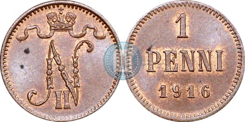 Picture 1 penni 1916 year  
